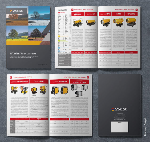 Brochure 32 pages - Client Agence : Sovelor