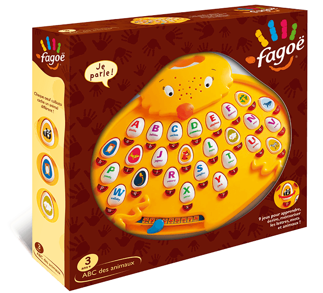 Document d’éxécution packaging «Jeu ABC des animaux» - Annonceur : FAGOË - Agence : IDEOPS