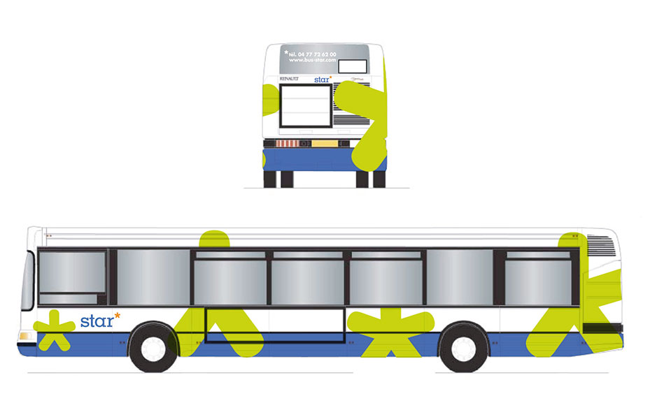Covering sur bus star* - Agence : Bivouac
