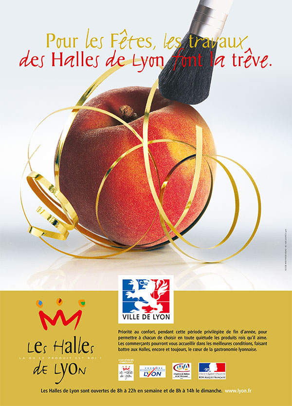 Annonce presse Les Halles de Lyon - Agence : Good and Food