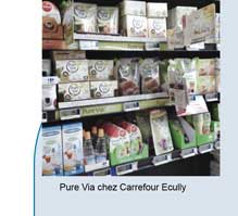 Pure Via chez Carrefour