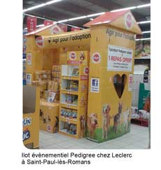 Ilot Pedigree chez Leclerc