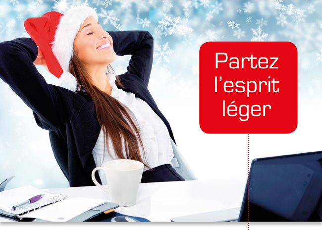 Partez l'esprit léger