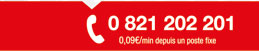 0821 202 201, 0,09/min depuis un poste fixe