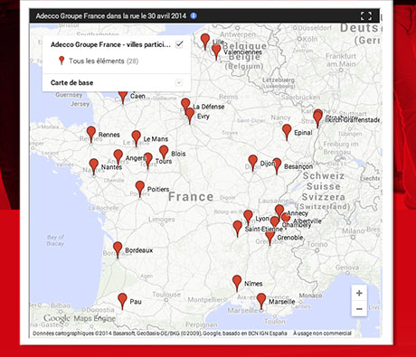 carte villes de France