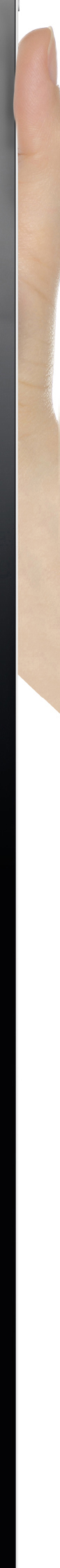 main sur iphone droite