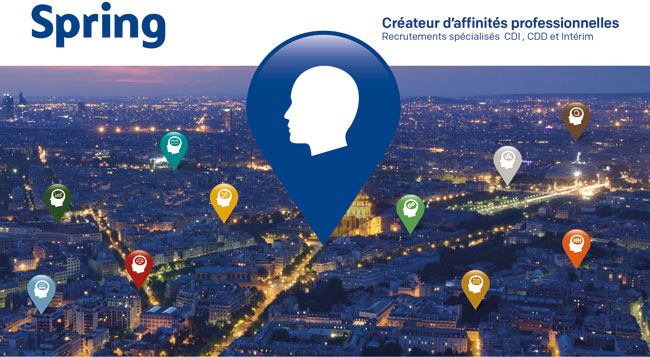 Spring - Crateur d'affinits professionnelles. recrutement spcialiss CDI, CDD et intrim